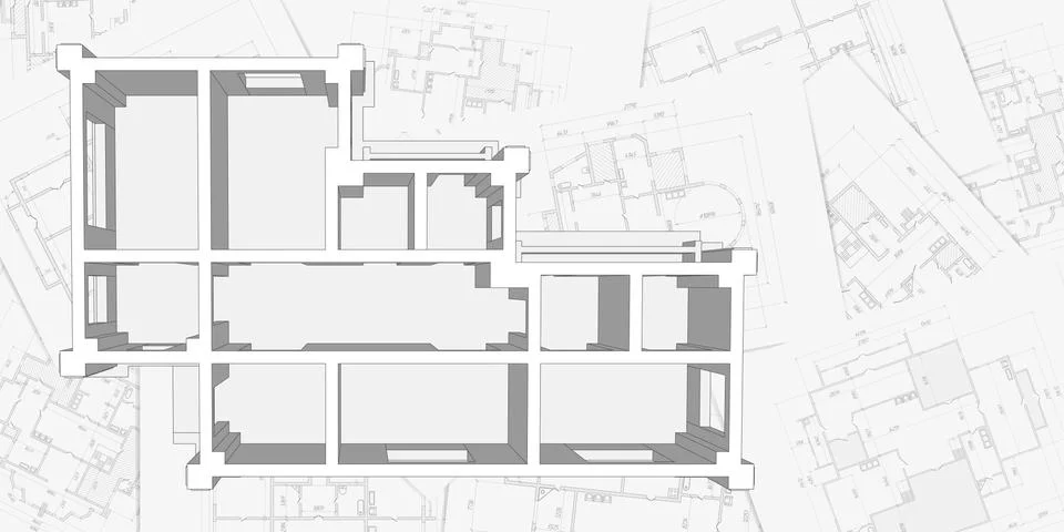 Architectural background.House construction .Engineering design .Industrial c Stock Illustration