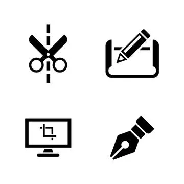 Architectural blueprint. Simple Related Vector Icons Stock Illustration