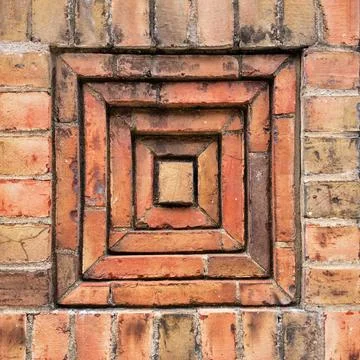Architectural Brick Pattern Foto stock
