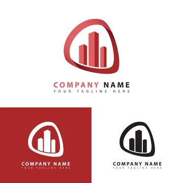 Architectural building logo Stock Illustration