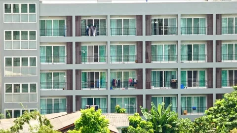 Architectural Building Patterns Timelapse 库存影片 345222932