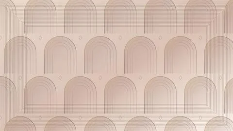 Architectural ceiling vaults with ribbed arches pattern design Stock Illustration