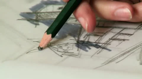 Architectural chart 4 Stock Footage 10895430