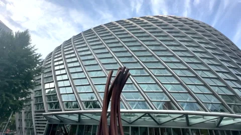 The architectural cityscape of Beijing Phoenix Center, Stock Footage 321787985