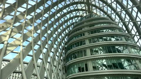 The architectural cityscape of Beijing Phoenix Center, Stock Footage 321788020