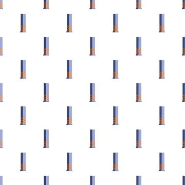 Architectural column pillar repeating seamless pattern design Stock-Illustration