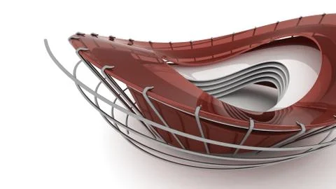 Architectural Concept Background Stock Illustration