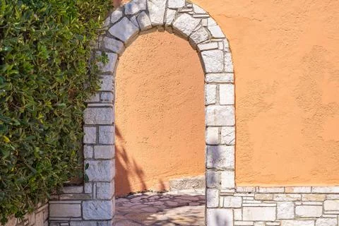 Architectural design of an arch Stock Photos