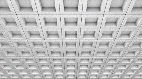 Architectural Design of a Ceiling Stock Illustration