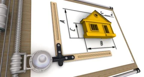 Architectural design Ilustração Stock