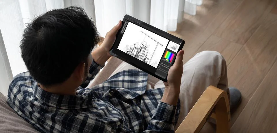 Architectural design modish software application for architect business 写真素材