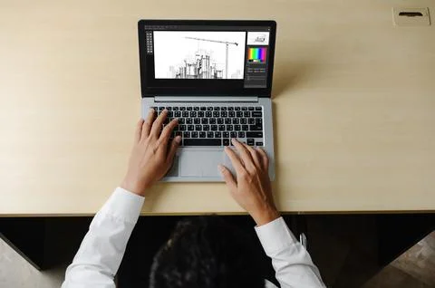 Architectural design modish software application for architect business 写真素材