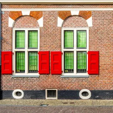 Architectural detail in Alkmaar Stock Photos