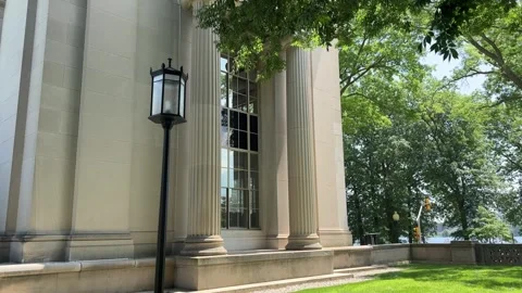 Architectural detail MIT campus Stock Footage 339067266