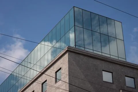 Architectural detail of a modern building Stock Photos