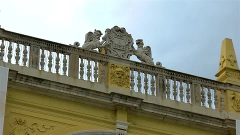 Architectural details in ancient Split, Croatia. 스톡 동영상 144162887
