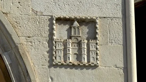 Architectural details in ancient Split, Croatia. Video stock 144162928