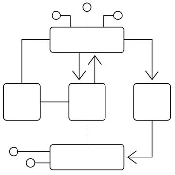 Architectural Diagrams icon Stock Illustration