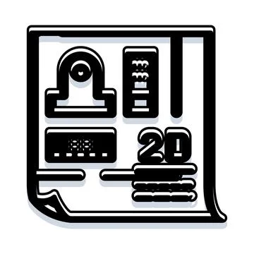 Architectural drafting blueprint engineering plan design concept Stock Illustration