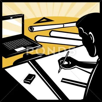 One continuous line drawing of computer laptop,paper cup of coffee and open  book on table.Vector illustration. 27501476 Vector Art at Vecteezy