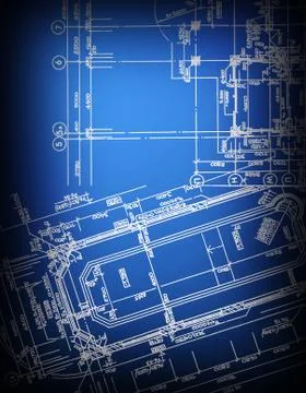 Architectural drawing Stock Illustration