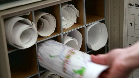 Architectural drawings Stock Footage 239361332