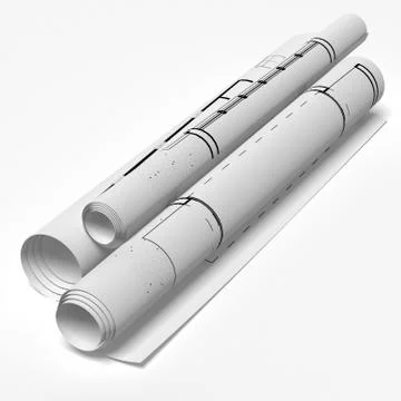 Architectural drawings Stock Illustration