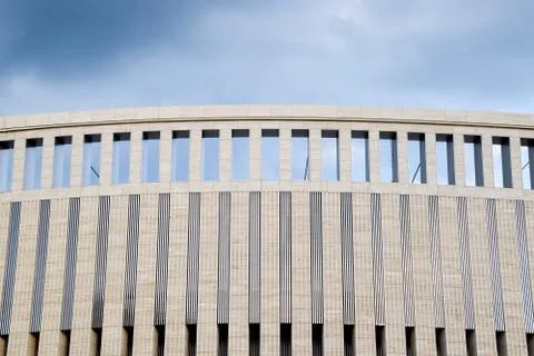 Architectural element, columns and arches of the building. Stock Photos