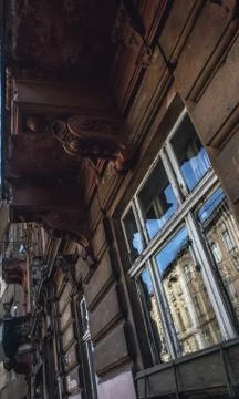 Architectural element in the form of a volute. Foto stock