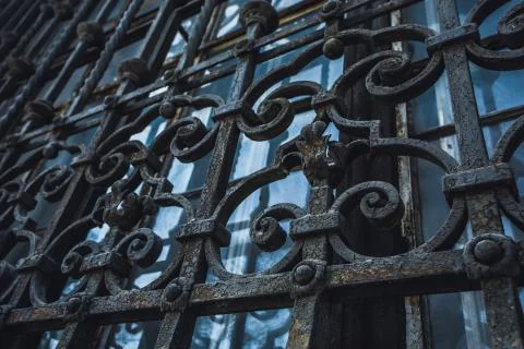 Architectural element in the form of a volute. Foto stock