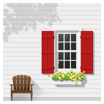 Architectural element Window background Stock Illustration