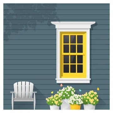 Architectural element Window background Stock Illustration