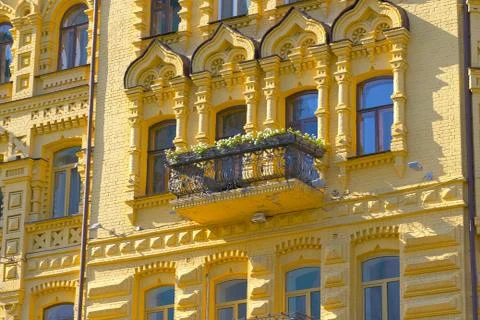 Architectural elements and view of residential Foto stock