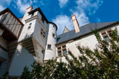 Architectural elements, Cathedral of St. Peter and St. Paul of Nantes, Nant.. Stock Photos