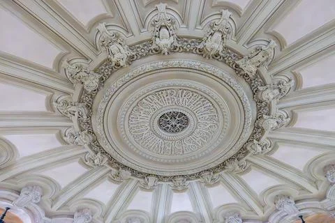 Architectural elements eclectic and Beaux-Arts style of Second Empire in Fr.. Stock Photos