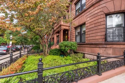Architectural Elements of Historical buildings in the centre of Boston,  USA. Foto stock