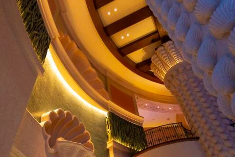 Architectural elements of the interior Stock Photos