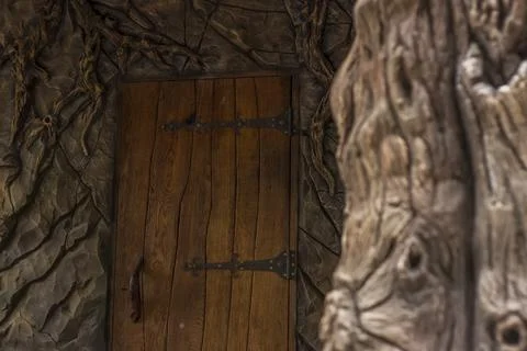 Architectural elements of the wall. Close-up background. A metal element. Stock Photos