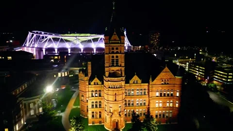 Architectural Features - Syracuse, NY Video stock 336115777