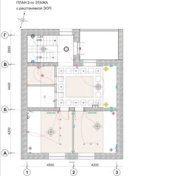 Architectural Floor Plan Stockillustratie