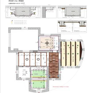 Architectural Floor Plan Stockillustratie