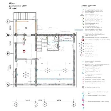 Architectural Floor Plan Stockillustratie