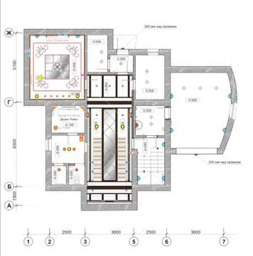 Architectural Floor Plan Stockillustratie