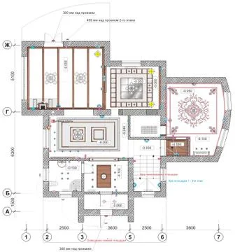 Architectural Floor Plan Stockillustratie