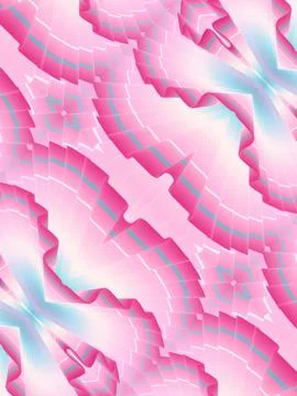 Architectural Folding Wall in Vibrant Pink Color Energetic 3D Background 스톡 일러스트