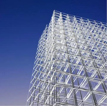 Architectural frameworks. House for the picture. Stock Illustration