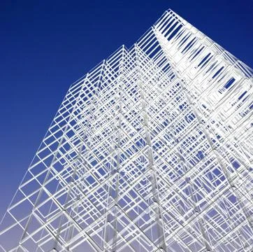 Architectural frameworks. House for the picture. Stock Illustration