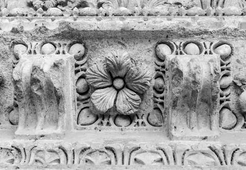 Architectural fretwork. Stock Photos
