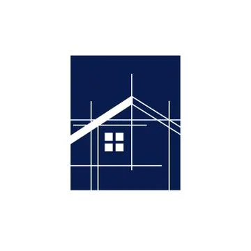Architectural home design logo vector architecture symbol graphic concept Stock Illustration