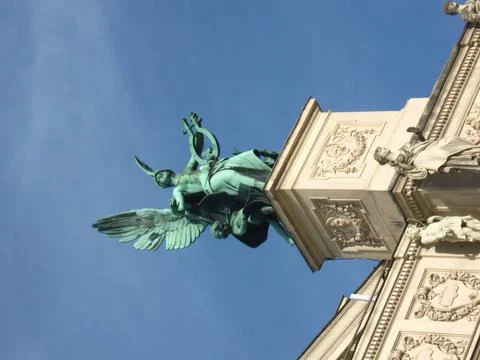 Architectural landmarks of cities Stock Photos